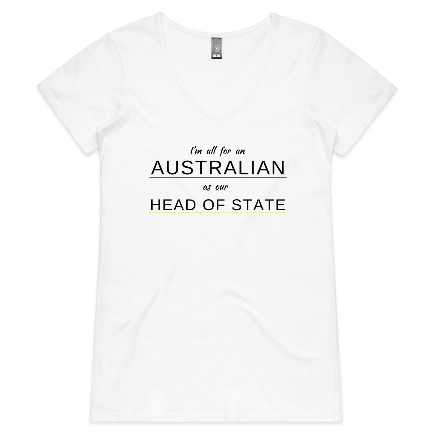 Women's V-Neck T-Shirt / All For It