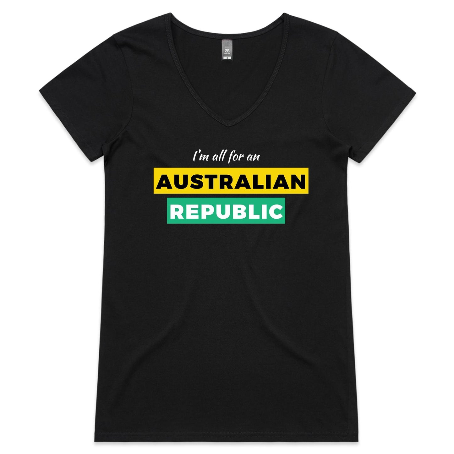 Women's V-Neck T-Shirt / Aussie Republic