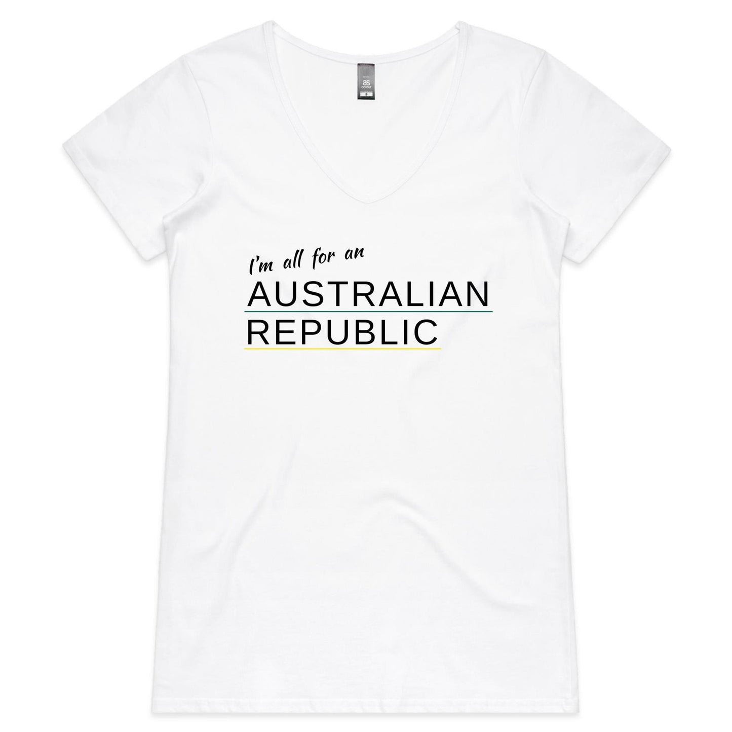 Women's V-Neck T-Shirt / AusRepublic