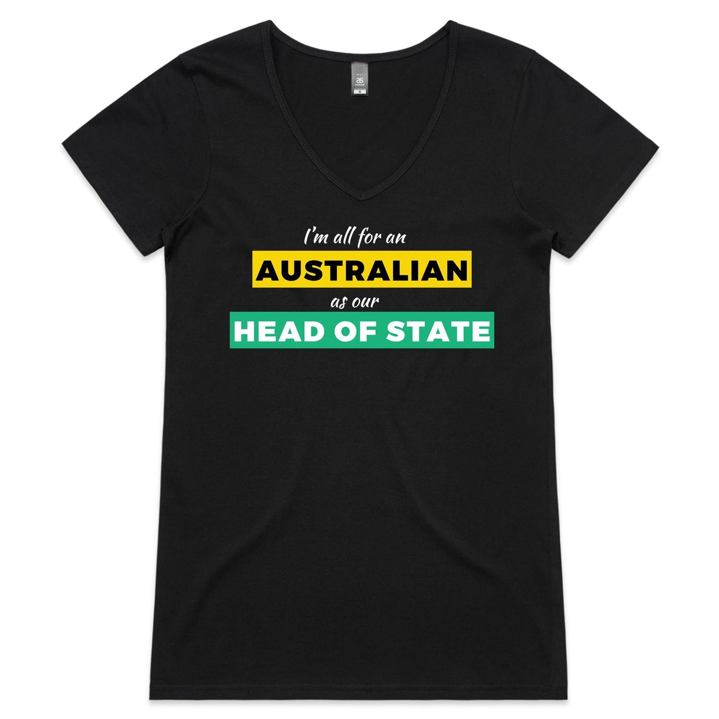 Women's V-Neck T-Shirt / Head of State