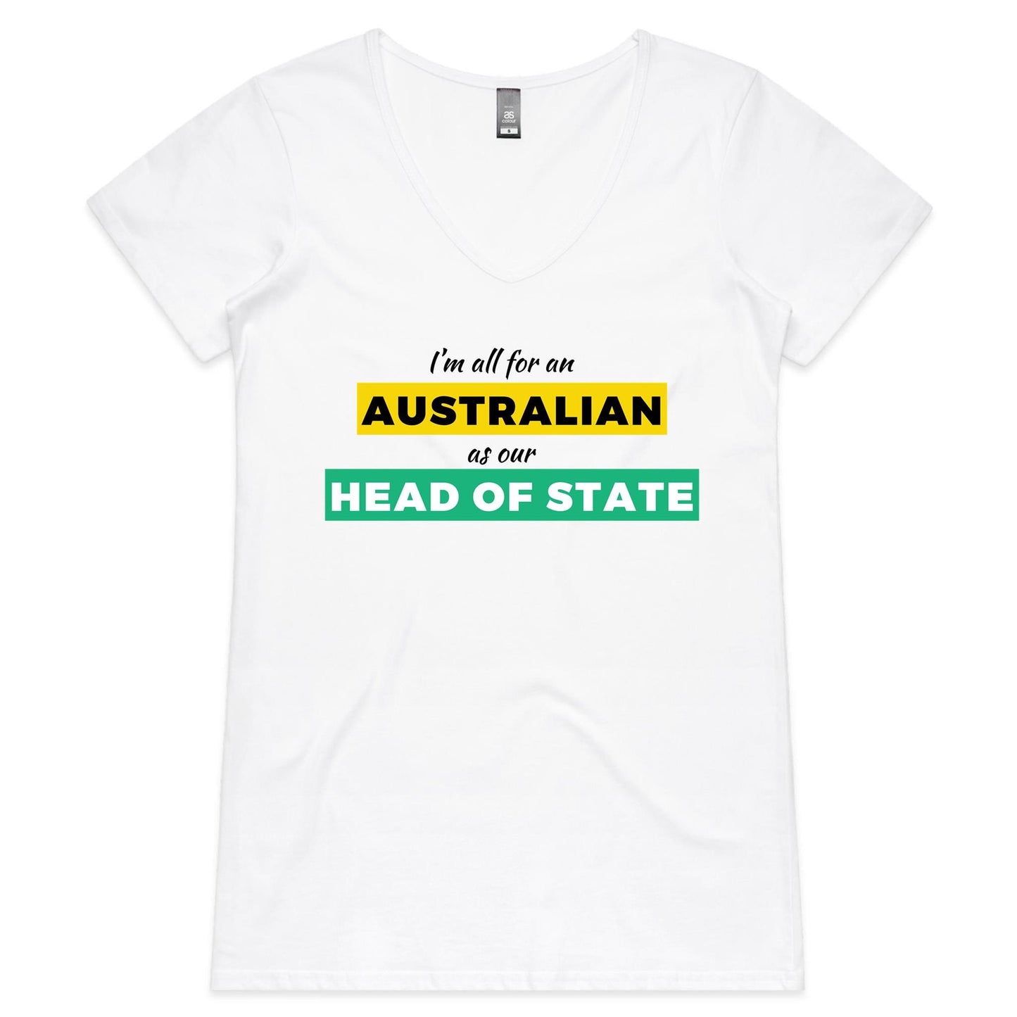 Women's V-Neck T-Shirt / Head of State